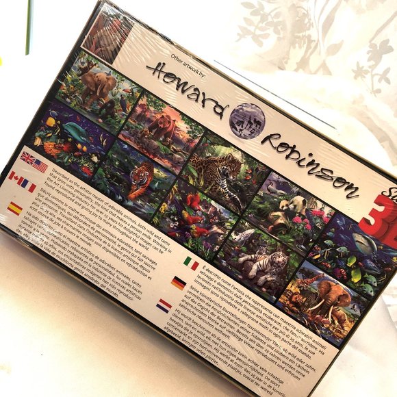 Lenticular 3D Leopard 500 pc Puzzle  NWT - Picture 9 of 11